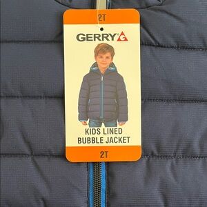 NWT Gerry Kids Lined Blue (Navy) Bubble Jacket – Size 2T